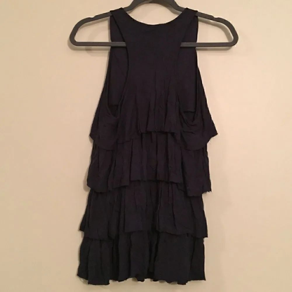 Beaded & Ruffle Forever 21 Tank Top - Picture 4 of 7
